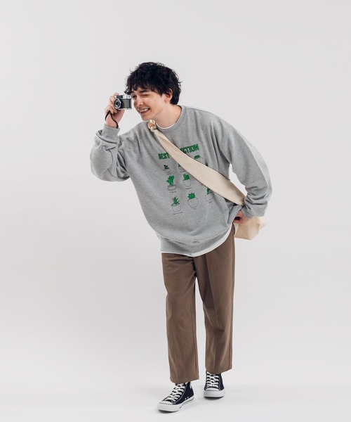 MUHET(ミュエータ)の「アソートスウェット(スウェット・レディース・杢グレー/ブラウン/ネイビー・MEDIUM/X-LARGE)」の4枚目の写真