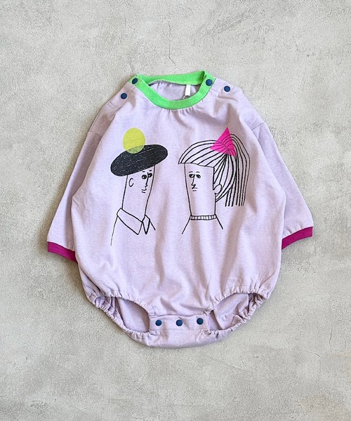 HOGAN RANCH WEAR（ホーガンランチウエア）の「ナガソデボディシャツ(70～80cm)（肌着・キッズ・オフホワイト/オレンジ/ラベンダー・70/80）」の5枚目の写真