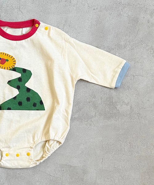 HOGAN RANCH WEAR（ホーガンランチウエア）の「ナガソデボディシャツ(70～80cm)（肌着・キッズ・オフホワイト/オレンジ/ラベンダー・70/80）」の7枚目の写真