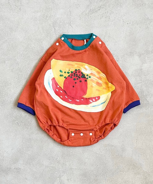 HOGAN RANCH WEAR（ホーガンランチウエア）の「ナガソデボディシャツ(70～80cm)（肌着・キッズ・オフホワイト/オレンジ/ラベンダー・70/80）」の11枚目の写真