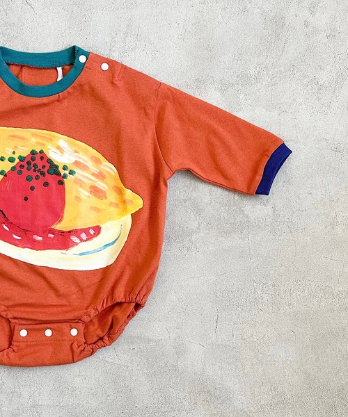 HOGAN RANCH WEAR（ホーガンランチウエア）の「ナガソデボディシャツ(70～80cm)（肌着・キッズ・オフホワイト/オレンジ/ラベンダー・70/80）」の10枚目の写真