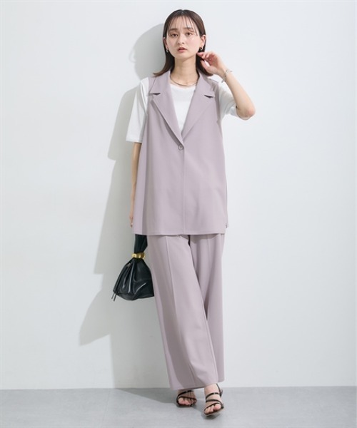 セール】ジレセットアップ（ベスト+ストレートパンツ）（スーツセット