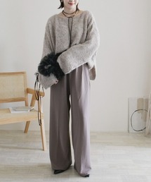 nissen（ニッセン）の「ジレセットアップ（ベスト+ストレートパンツ）（スーツセット）」