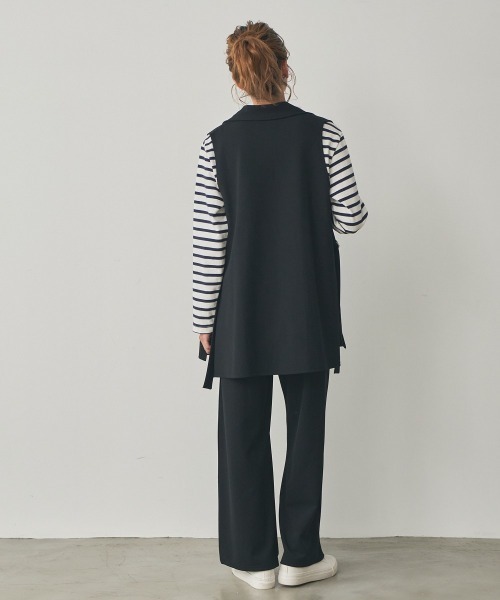 nissen（ニッセン）の「ジレセットアップ（ベスト+ストレートパンツ