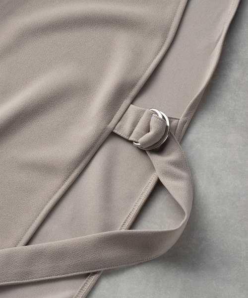 nissen(ニッセン)の「ジレセットアップ(ベスト+ストレートパンツ)(スーツセット・レディース・ブラック/ベージュ/ネイビー/グレイッシュベージュ/グレー・M/LL/S/L/3L)」の14枚目の写真