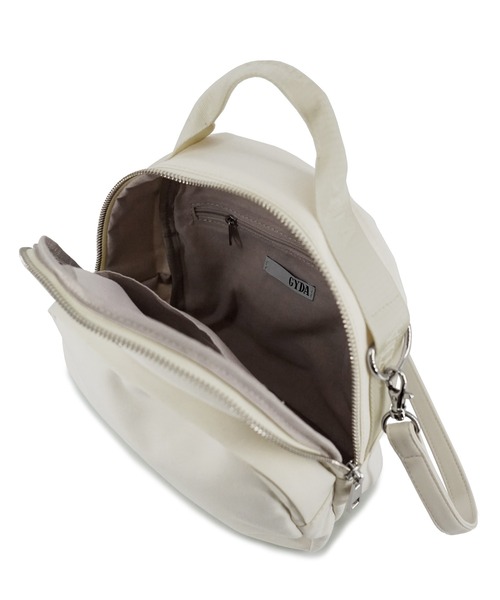 GYDA（ジェイダ）の「GYDA (ジェイダ) ４WAYミニリュック CASUAL GY-B093（バックパック/リュック・レディース・アイボリー/ブラック・FREE）」の10枚目の写真