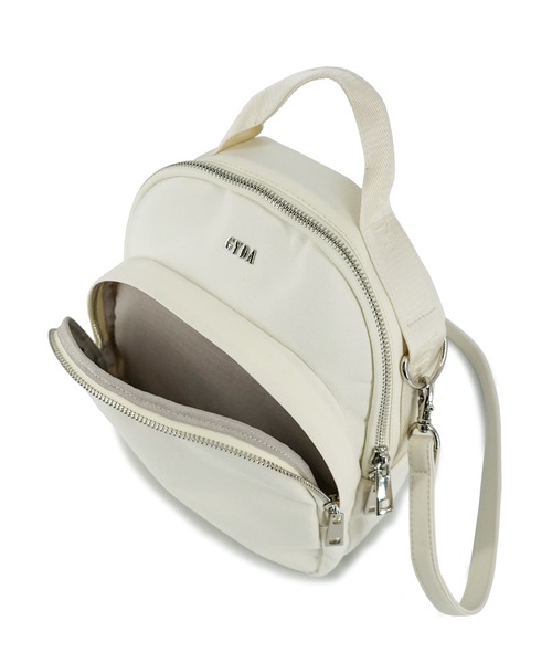 GYDA（ジェイダ）の「GYDA (ジェイダ) ４WAYミニリュック CASUAL GY-B093（バックパック/リュック・レディース・アイボリー/ブラック・FREE）」の17枚目の写真