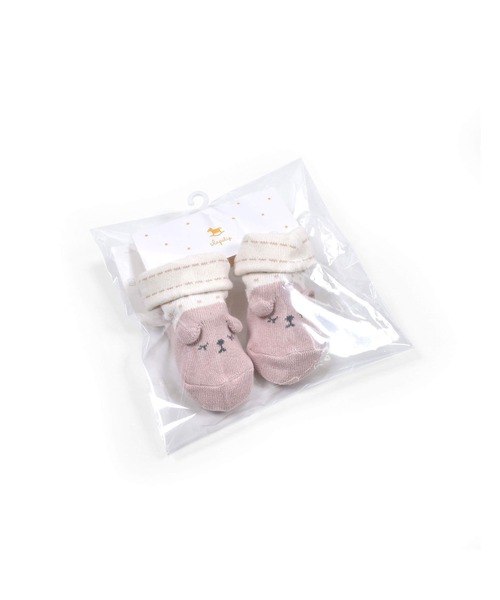 SLAP SLIP BABY（スラップスリップベビー）の「SLAPSLIPBABY/アニマルモチーフひつじうさぎくまカップソックスベビー(9~12cm)（ソックス/靴下・キッズ・ピンク/ブルー/オフホワイト・ONESIZE）」の13枚目の写真