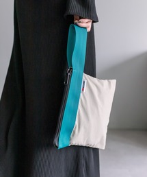 NYLONY コントラストワンハンドバッグ