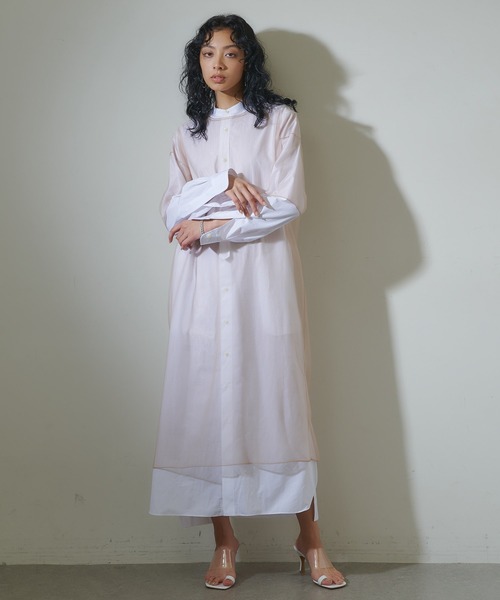 565u*美品 ウィム ガゼット GEMINI シャツ マキシ ワンピース 565u*美品 ウィム ガゼット GEMINI シャツ マキシ ワンピース