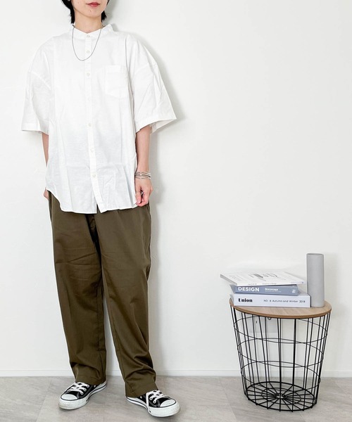 Ritzy(リッツィー)の「TRワイドテーパードパンツ レディース メンズ(その他パンツ・メンズ・カーキ/サックスブルー/ブラック/グリーン/モカ/ベージュ・X-LARGE/LARGE/MEDIUM)」の21枚目の写真