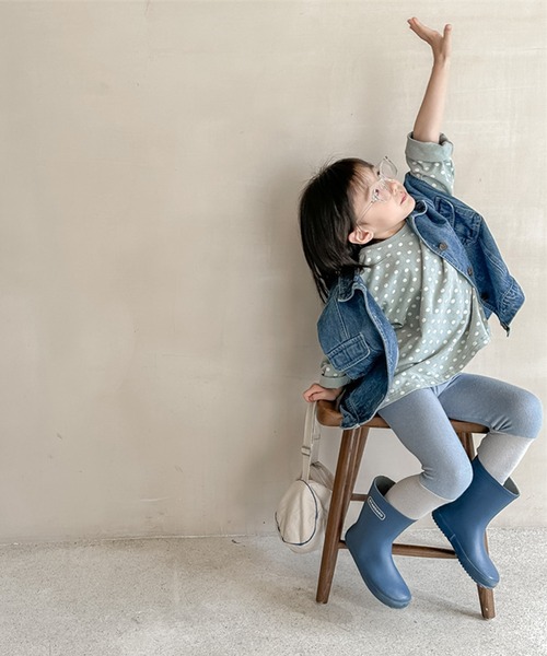 aimoha（アイモハ）の「【aimoha-KIDS-】子供服　万能ノースリーブデニムジャケット　ベスト（デニムジャケット・キッズ・ブルー・80/90/100/110/120/130）」の15枚目の写真