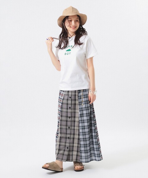 BEAMS BOY（ビームスボーイ）の「HEART ロゴ オリジナルTシャツ（Tシャツ/カットソー・レディース・ホワイト系その他/ブラック系その他/グレー系その他/グリーン系その他/ブルー系その他/パープル系その他/ピンク系その他/ホワイト系その他2/ホワイト系その他3/ホワイト系その他4/ホワイト系その他5・1/0）」の18枚目の写真