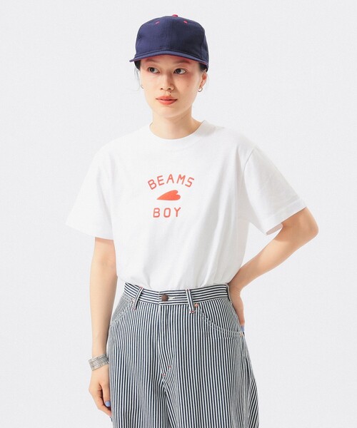 BEAMS BOY（ビームスボーイ）の「HEART ロゴ オリジナルTシャツ