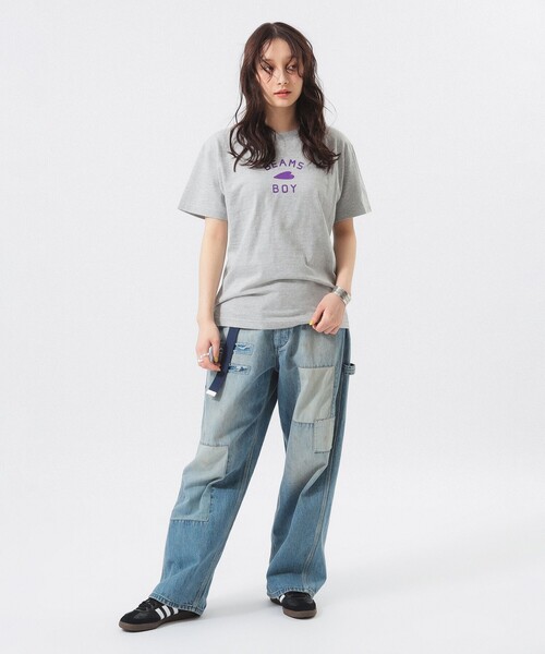 BEAMS BOY（ビームスボーイ）の「HEART ロゴ オリジナルTシャツ（Tシャツ/カットソー・レディース・ホワイト系その他/ブラック系その他/グレー系その他/グリーン系その他/ブルー系その他/パープル系その他/ピンク系その他/ホワイト系その他2/ホワイト系その他3/ホワイト系その他4/ホワイト系その他5・1/0）」の12枚目の写真