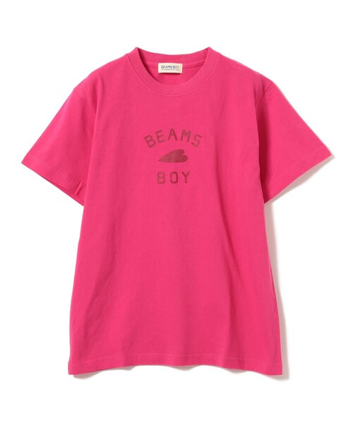 BEAMS BOY（ビームスボーイ）の「HEART ロゴ オリジナルTシャツ（Tシャツ/カットソー・レディース・ホワイト系その他/ブラック系その他/グレー系その他/グリーン系その他/ブルー系その他/パープル系その他/ピンク系その他/ホワイト系その他2/ホワイト系その他3/ホワイト系その他4/ホワイト系その他5・1/0）」の19枚目の写真