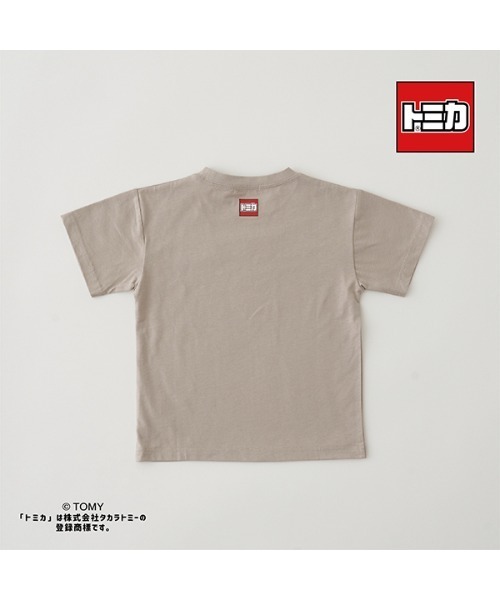 b・ROOM(ビールーム)の「【トミカ】TOMICAコレクションプリントTシャツ(Tシャツ/カットソー・キッズ・グレイッシュベージュ/ライトカーキ/ネイビー・100cm/110cm/120cm/130cm/140cm)」の5枚目の写真
