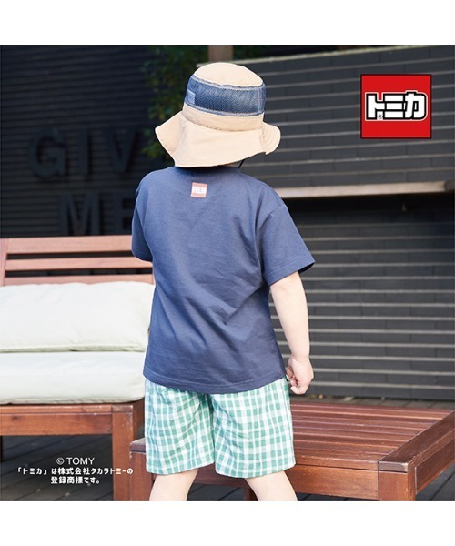 b・ROOM(ビールーム)の「【トミカ】TOMICAコレクションプリントTシャツ(Tシャツ/カットソー・キッズ・グレイッシュベージュ/ライトカーキ/ネイビー・100cm/110cm/120cm/130cm/140cm)」の7枚目の写真