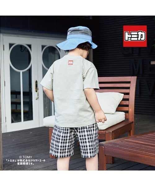 b・ROOM(ビールーム)の「【トミカ】TOMICAコレクションプリントTシャツ(Tシャツ/カットソー・キッズ・グレイッシュベージュ/ライトカーキ/ネイビー・100cm/110cm/120cm/130cm/140cm)」の9枚目の写真