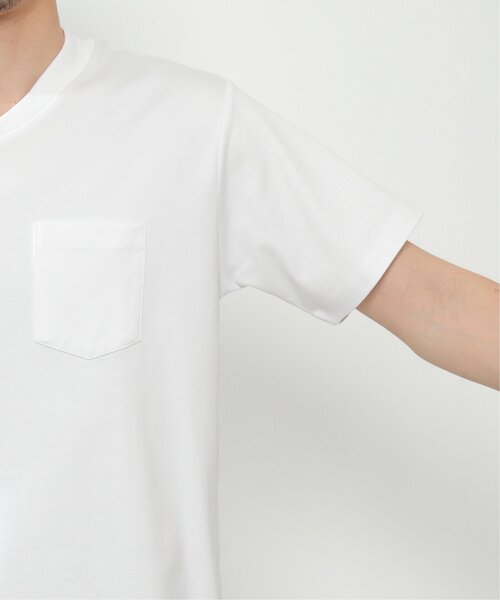 IKKA LOUNGE（イッカラウンジ）の「ポンチＶネックジャケットＴシャツ（Tシャツ/カットソー・メンズ・ホワイト・S/M/L/XL）」の14枚目の写真