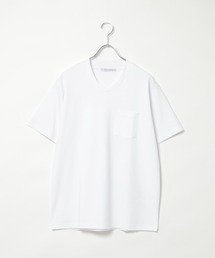 IKKA LOUNGE | ポンチＶネックジャケットＴシャツ(Tシャツ/カットソー)