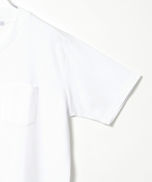 IKKA LOUNGE（イッカラウンジ）の「ポンチＶネックジャケットＴシャツ（Tシャツ/カットソー・メンズ・ホワイト・S/M/L/XL）」の6枚目の写真