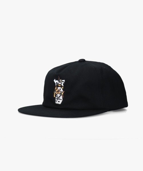 HUF(ハフ)の「HUF DICEY SNAPBACK(キャップ・メンズ・ブラック/ダークグリーン・O/S)」の1枚目の写真