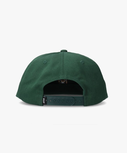 HUF(ハフ)の「HUF DICEY SNAPBACK(キャップ・メンズ・ブラック/ダークグリーン・O/S)」の9枚目の写真