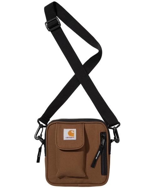 Carhartt WIP（カーハートダブリューアイピー）の「Carhartt WIP/カーハートダブリューアイピー ショルダーバッグ ESSENTIALS BAG SMALL I031470（ショルダーバッグ・メンズ・ブラック/ブラウン・FREE）」の8枚目の写真