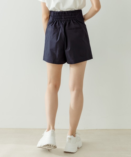 OLIVE des OLIVE(オリーブデオリーブ)の「すっきり美脚ショートパンツ(その他パンツ・レディース・ネイビー/オフホワイト・FREE)」の8枚目の写真