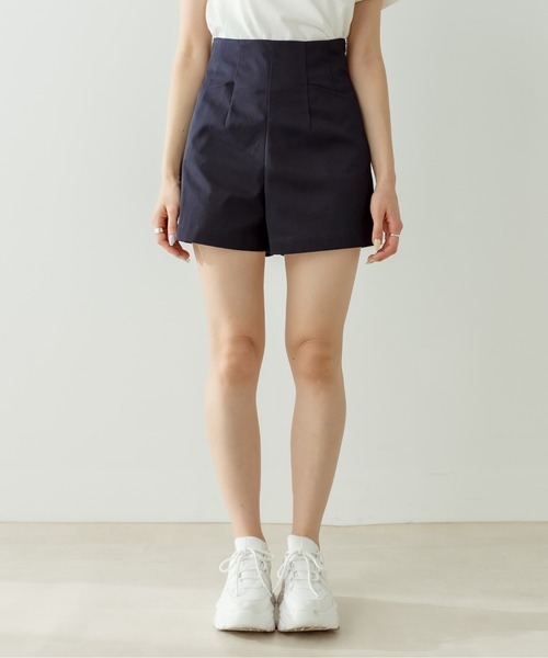 OLIVE des OLIVE(オリーブデオリーブ)の「すっきり美脚ショートパンツ(その他パンツ・レディース・ネイビー/オフホワイト・FREE)」の21枚目の写真