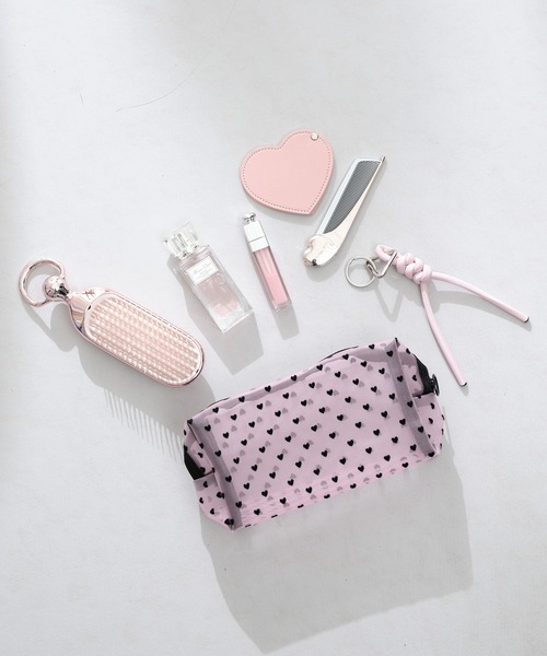 ZAKKA-BOX（ザッカボックス）の「ハートフロッキーポーチM（ポーチ