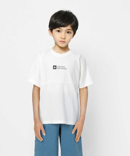 CONVERSE(コンバース)の「【CONVERSE】フットボールTシャツ(Tシャツ/カットソー・キッズ・ブラック/レッド/ホワイト/グリーン・130/160/120/105/150/140)」の7枚目の写真