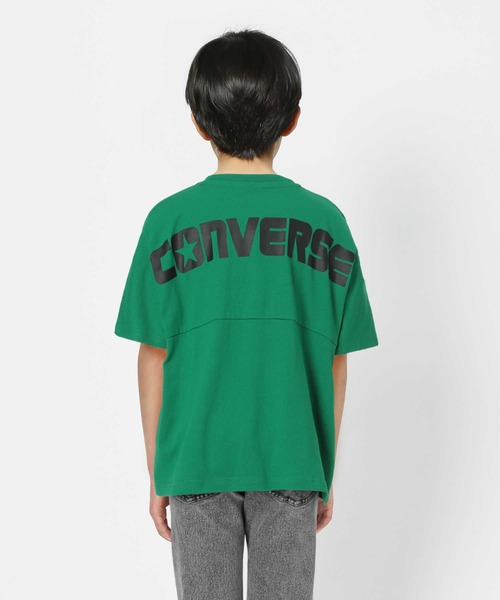 CONVERSE(コンバース)の「【CONVERSE】フットボールTシャツ(Tシャツ/カットソー・キッズ・ブラック/レッド/ホワイト/グリーン・130/160/120/105/150/140)」の11枚目の写真