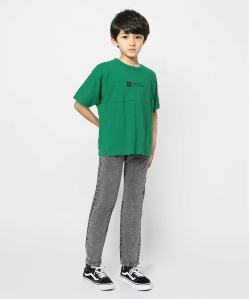 CONVERSE(コンバース)の「【CONVERSE】フットボールTシャツ(Tシャツ/カットソー・キッズ・ブラック/レッド/ホワイト/グリーン・130/160/120/105/150/140)」の10枚目の写真