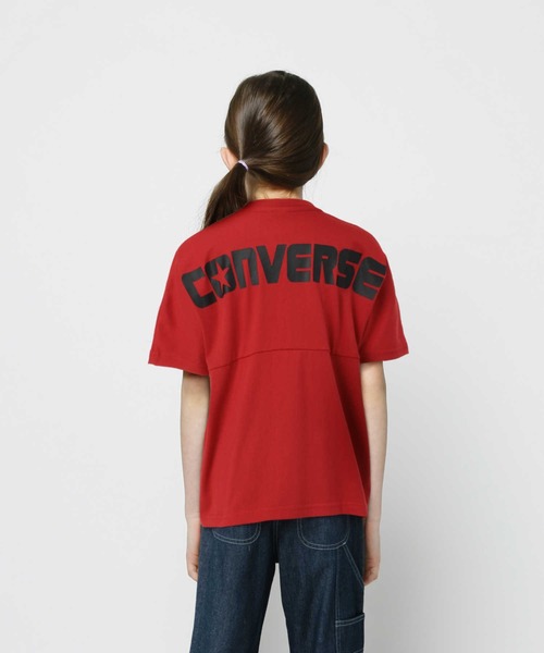CONVERSE(コンバース)の「【CONVERSE】フットボールTシャツ(Tシャツ/カットソー・キッズ・ブラック/レッド/ホワイト/グリーン・130/160/120/105/150/140)」の13枚目の写真