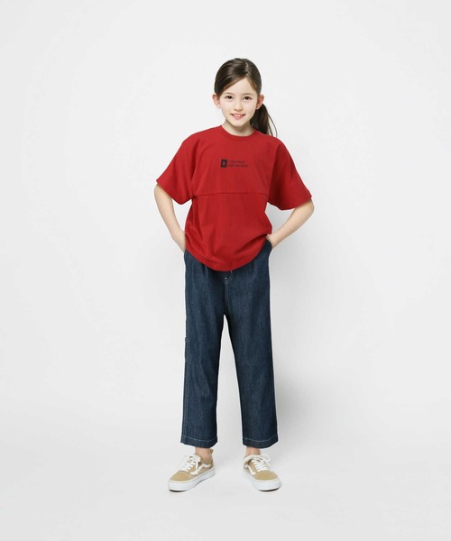 CONVERSE(コンバース)の「【CONVERSE】フットボールTシャツ(Tシャツ/カットソー・キッズ・ブラック/レッド/ホワイト/グリーン・130/160/120/105/150/140)」の12枚目の写真
