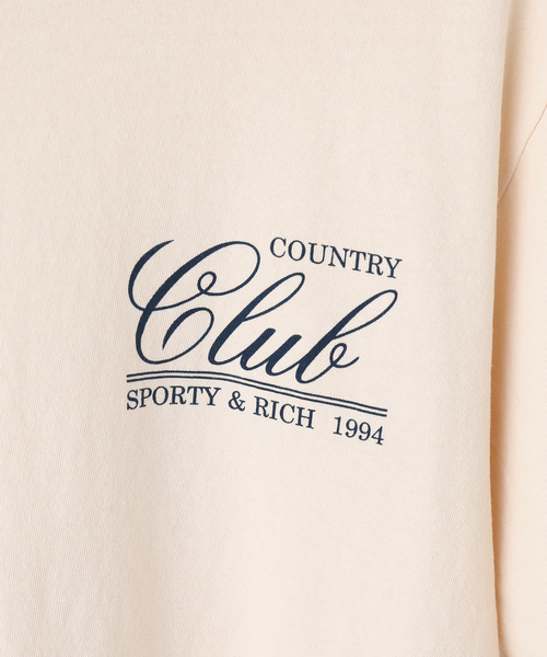 SPORTY&RICH（スポーティアンドリッチ）の「【SPORTY&RICH / スポーティアンドリッチ】94 COUNTRY CLUB T-SH（Tシャツ/カットソー・メンズ・ホワイト系その他・MEDIUM/SMALL）」の7枚目の写真
