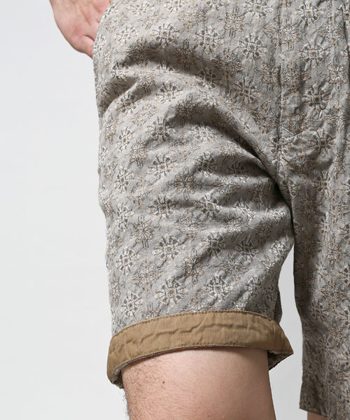 NANO universe（ナノユニバース）の「ジャガードワッシャーショーツ（その他パンツ・メンズ・レッド/ベージュ/グリーン/ネイビー/グレー/ブラック・LARGE/SMALL/MEDIUM）」の11枚目の写真