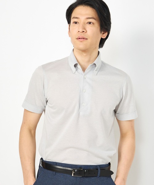 完売品⭐️新品タグ付き ⭐️ＬサイズANEW メンズ ポロシャツ　グレー 完売品⭐️新品タグ付き ❤️LサイズANEW メンズ ポロシャツ グレー