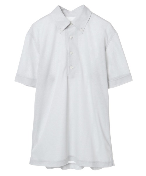 CROWDED CLOSET（クラウデッドクローゼット）の「【セオアルファ】鹿の子生地ボタンダウン ポロシャツ（ポロシャツ・メンズ・ライトグレー/パープル/ブルー・02/03/04）」の10枚目の写真