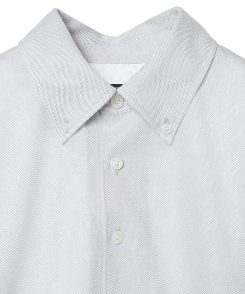 CROWDED CLOSET（クラウデッドクローゼット）の「【セオアルファ】鹿の子生地ボタンダウン ポロシャツ（ポロシャツ・メンズ・ライトグレー/パープル/ブルー・02/03/04）」の14枚目の写真