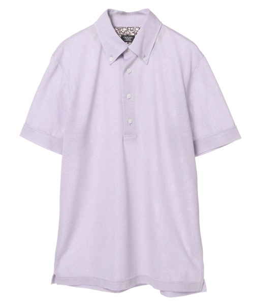 CROWDED CLOSET（クラウデッドクローゼット）の「【セオアルファ】鹿の子生地ボタンダウン ポロシャツ（ポロシャツ・メンズ・ライトグレー/パープル/ブルー・02/03/04）」の11枚目の写真