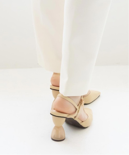 RANDA（ランダ）の「ヒールコンシャスバックストラップパンプス（パンプス・レディース・イエロー/アイボリー/ブラック・S/M/LL/L）」の16枚目の写真