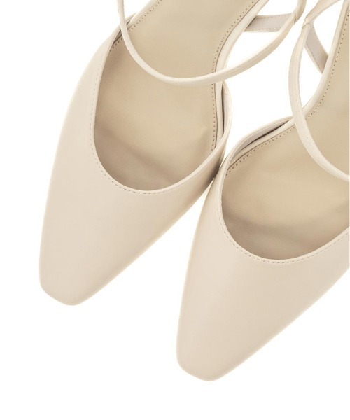 RANDA（ランダ）の「ヒールコンシャスバックストラップパンプス（パンプス・レディース・イエロー/アイボリー/ブラック・S/M/LL/L）」の20枚目の写真