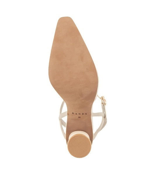 RANDA（ランダ）の「ヒールコンシャスバックストラップパンプス（パンプス・レディース・イエロー/アイボリー/ブラック・S/M/LL/L）」の21枚目の写真