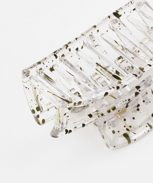 LEPSIM（レプシィム）の「クリアバンスクリップ　195769（その他ヘアアクセサリー・レディース・カーキ/シルバー/ベージュ・ONE SIZE）」の10枚目の写真