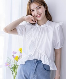 clear | アシンメトリーフリルデザインブラウス≪2024SS≫(シャツ/ブラウス)