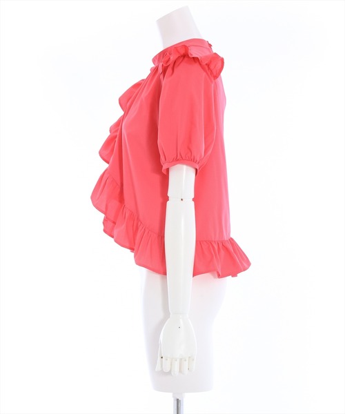 clear（クリア）の「アシンメトリーフリルデザインブラウス≪2024SS≫（シャツ/ブラウス・レディース・ピンク/オフホワイト/ブラック/ベージュ・F）」の14枚目の写真