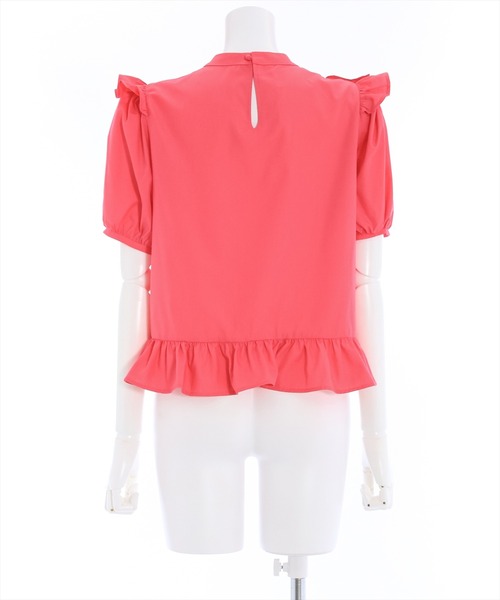 clear（クリア）の「アシンメトリーフリルデザインブラウス≪2024SS≫（シャツ/ブラウス・レディース・ピンク/オフホワイト/ブラック/ベージュ・F）」の11枚目の写真